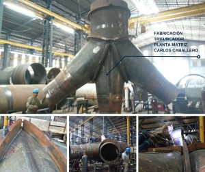 FABRICACIÓN TRIFURCADOR PLANTA MATRIZ CARLOS CABALLERO